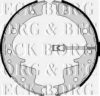 BORG & BECK BBS6001 Brake Shoe Set